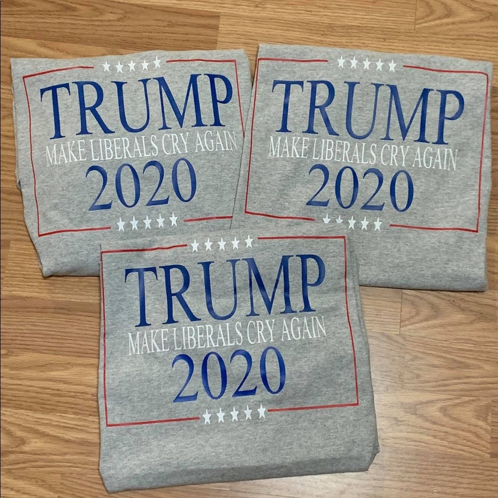 Trump 2020 shirts $28 each